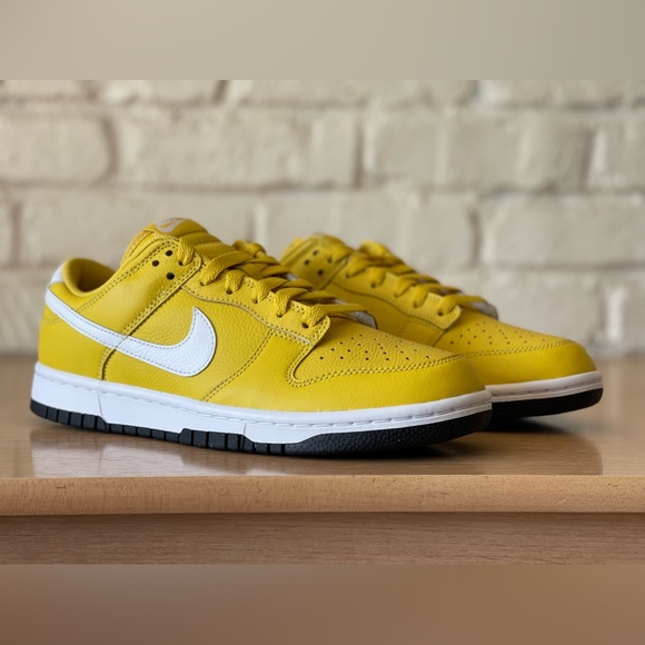 Nike Dunk Low Retro ID By You Yellow Black White Men 8.5/Women 10 FN0569-900 New main image 9